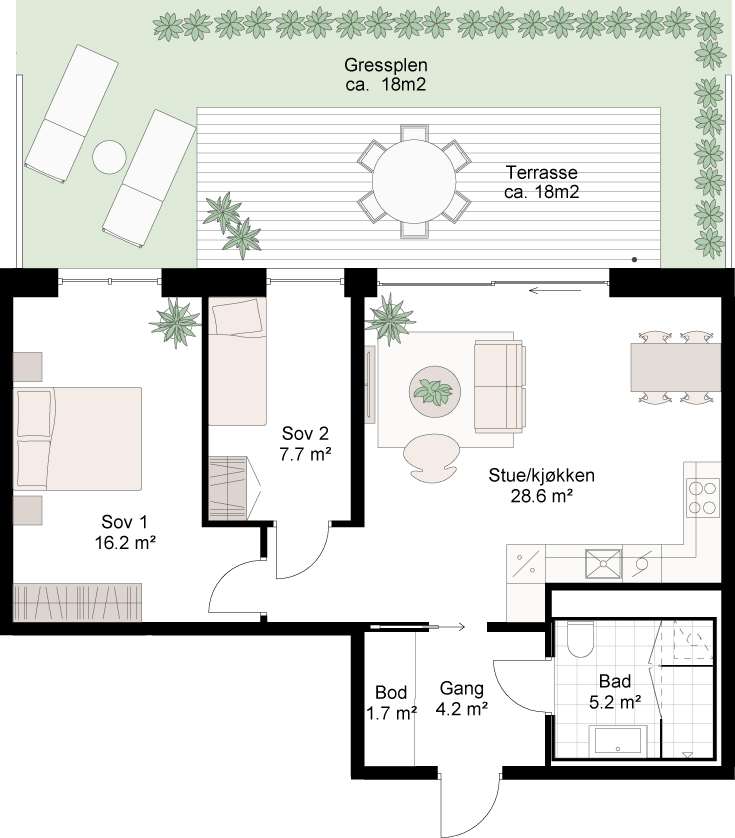 Plantegning 1